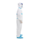 PPE SMSの使い捨て可能な保護つなぎ服の伸縮性がある袖口