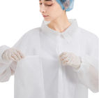 セリウムのFDAの使い捨て可能な実験室のコート、完全な袖の使い捨て可能な医学のジャケット