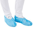 T0.5mmの使い捨て可能な屋内靴カバー、青い靴の保護装置の単一の使用