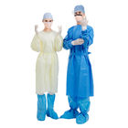 40gsm Smsの手術衣、使い捨て可能な医学の衣服EN13795
