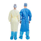 40gsm Smsの手術衣、使い捨て可能な医学の衣服EN13795